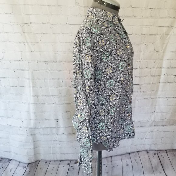 NWOT Charter Club Women's Linen Large Button Down - Picture 2 of 16